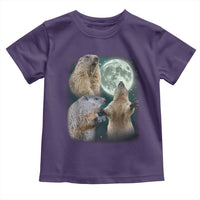 Funny Three Groundhog Moon Groundhog Day Meme Toddler T Shirt - Wonder Print Shop