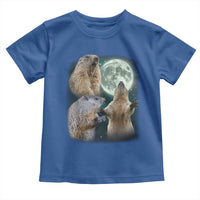 Funny Three Groundhog Moon Groundhog Day Meme Toddler T Shirt - Wonder Print Shop