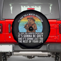 Funny Groundhog Day Spare Tire Cover I Will Give You A Winter Prediction Woodchuck Movie