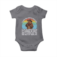 Funny Groundhog Day Baby Onesie I Will Give You A Winter Prediction Woodchuck Movie