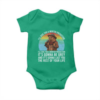 Funny Groundhog Day Baby Onesie I Will Give You A Winter Prediction Woodchuck Movie