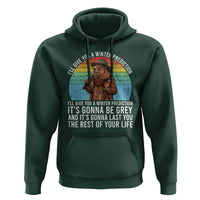 Funny Groundhog Day Hoodie I Will Give You A Winter Prediction Woodchuck Movie