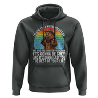 Funny Groundhog Day Hoodie I Will Give You A Winter Prediction Woodchuck Movie