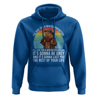 Funny Groundhog Day Hoodie I Will Give You A Winter Prediction Woodchuck Movie