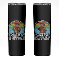 Funny Groundhog Day Skinny Tumbler I Will Give You A Winter Prediction Woodchuck Movie