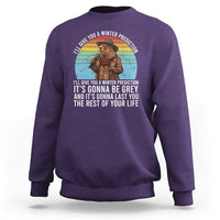 Funny Groundhog Day Sweatshirt I Will Give You A Winter Prediction Woodchuck Movie