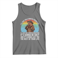 Funny Groundhog Day Tank Top I Will Give You A Winter Prediction Woodchuck Movie
