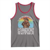 Funny Groundhog Day Tank Top I Will Give You A Winter Prediction Woodchuck Movie