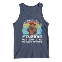Funny Groundhog Day Tank Top I Will Give You A Winter Prediction Woodchuck Movie