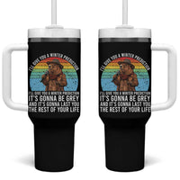 Funny Groundhog Day Tumbler With Handle I Will Give You A Winter Prediction Woodchuck Movie
