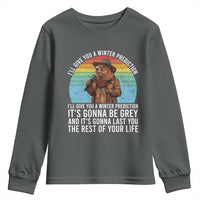 Funny Groundhog Day Youth Sweatshirt I Will Give You A Winter Prediction Woodchuck Movie