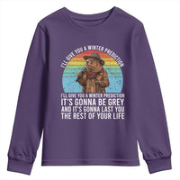 Funny Groundhog Day Youth Sweatshirt I Will Give You A Winter Prediction Woodchuck Movie