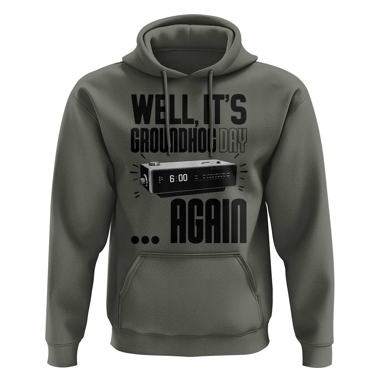 Well Its Groundhog Day Again Hoodie Funny Woodchuck Groundhog - Wonder Print Shop