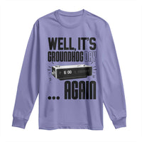 Well Its Groundhog Day Again Long Sleeve Shirt Funny Woodchuck Groundhog - Wonder Print Shop