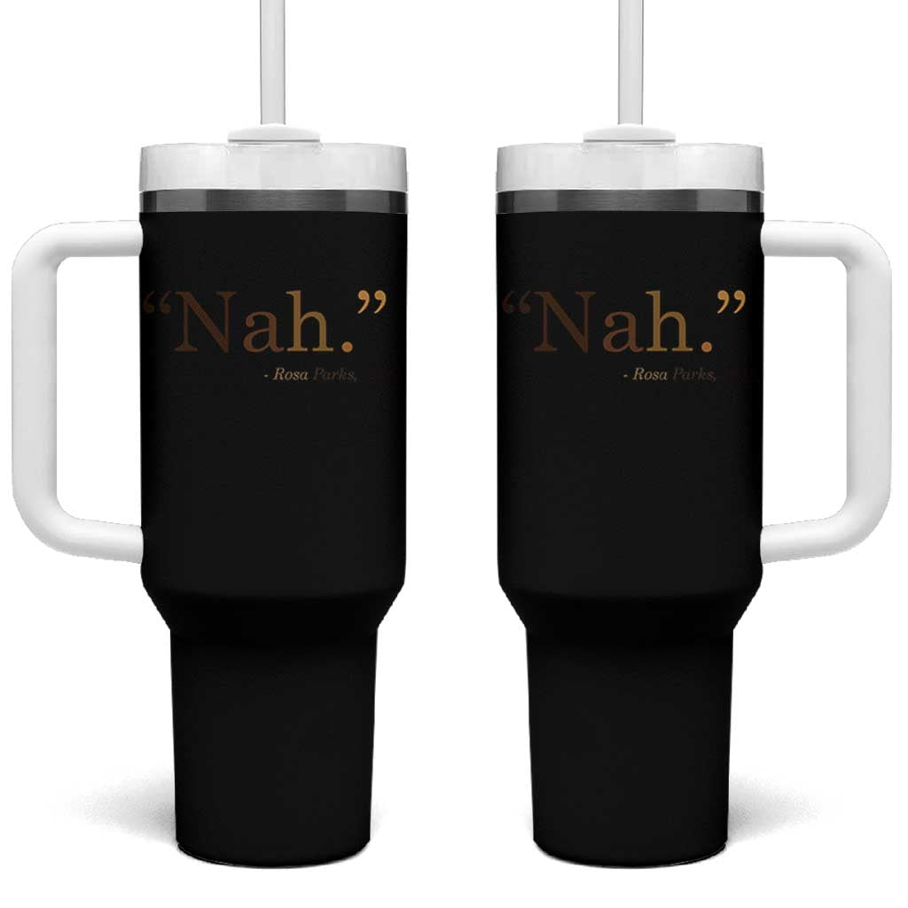 Rosa Parks Quote Tumbler With Handle Nah 1955 Melanin Black Movement Protest