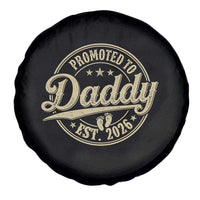 Funny New Dad 2026 Spare Tire Cover Promoted To Daddy Est 2026 - Wonder Print Shop