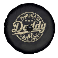 Funny New Dad 2026 Spare Tire Cover Promoted To Daddy Est 2026 - Wonder Print Shop