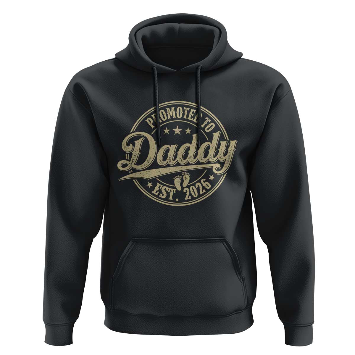 Funny New Dad 2026 Hoodie Promoted To Daddy Est 2026 - Wonder Print Shop