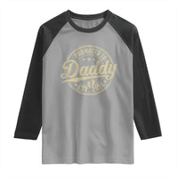 Funny New Dad 2026 Raglan Shirt Promoted To Daddy Est 2026 - Wonder Print Shop