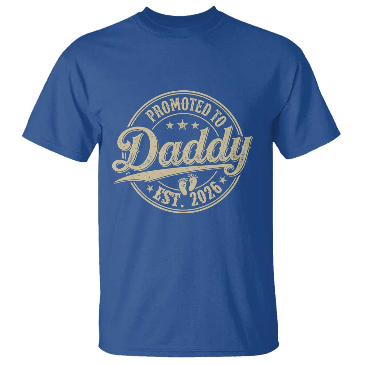 Funny New Dad 2026 T Shirt Promoted To Daddy Est 2026 - Wonder Print Shop