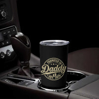 Funny New Dad 2026 Tumbler Cup Promoted To Daddy Est 2026 - Wonder Print Shop
