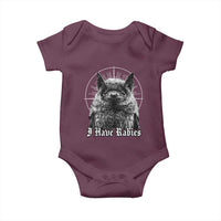 I Have Rabies Bat Baby Onesie Funny Meme Quotes Gothic - Wonder Print Shop