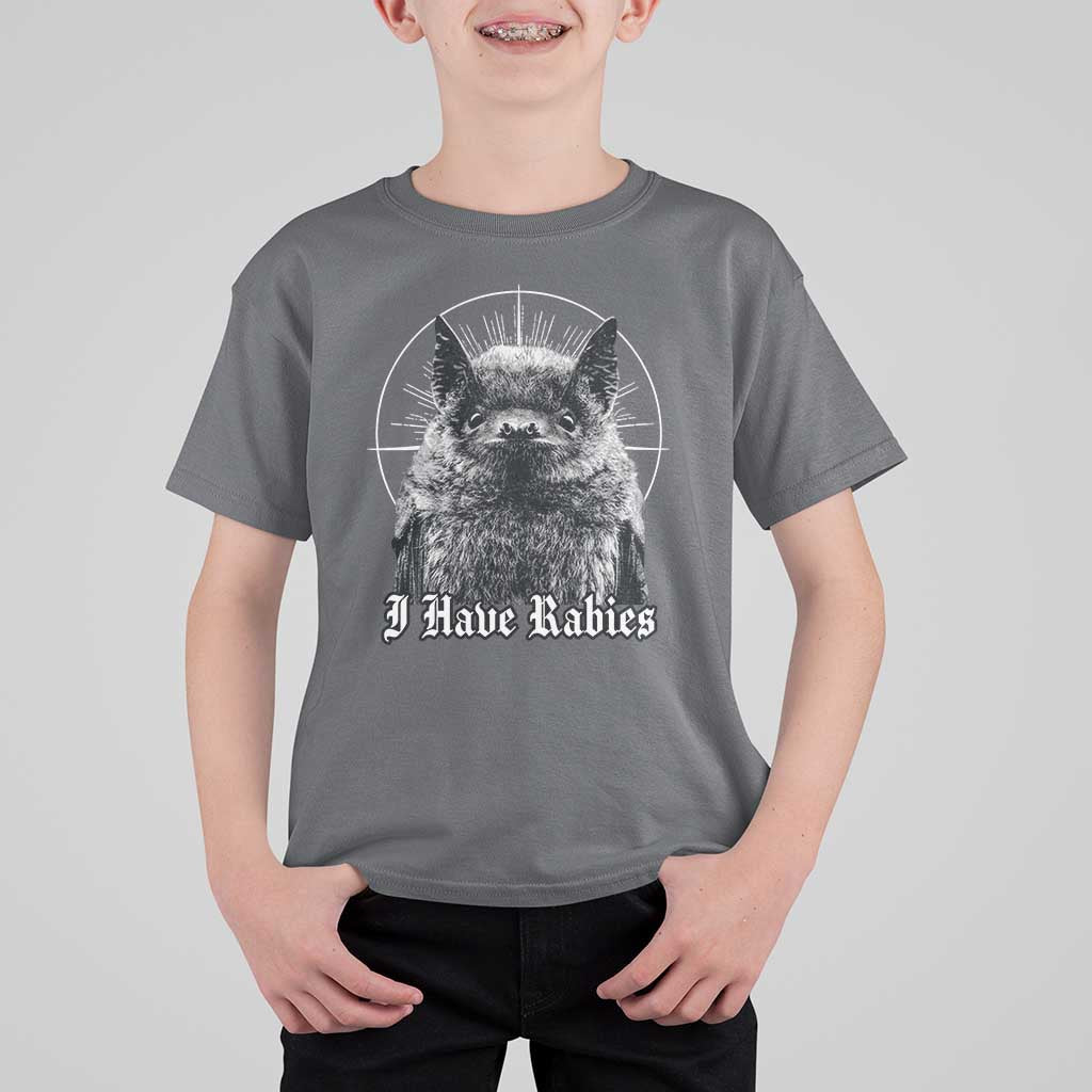 I Have Rabies Bat T Shirt For Kid Funny Meme Quotes Gothic - Wonder Print Shop