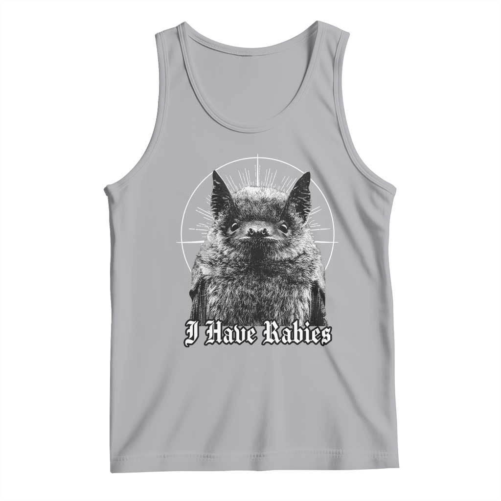 I Have Rabies Bat Tank Top Funny Meme Quotes Gothic - Wonder Print Shop