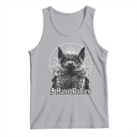 I Have Rabies Bat Tank Top Funny Meme Quotes Gothic - Wonder Print Shop