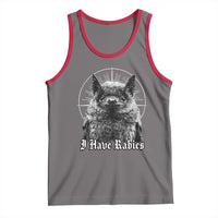 I Have Rabies Bat Tank Top Funny Meme Quotes Gothic - Wonder Print Shop