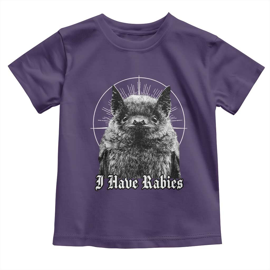 I Have Rabies Bat Toddler T Shirt Funny Meme Quotes Gothic - Wonder Print Shop