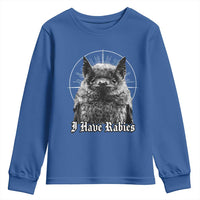 I Have Rabies Bat Youth Sweatshirt Funny Meme Quotes Gothic - Wonder Print Shop