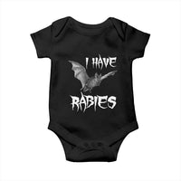 I Have Rabies Bat Baby Onesie Funny Meme Quotes - Wonder Print Shop