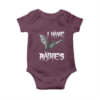 I Have Rabies Bat Baby Onesie Funny Meme Quotes - Wonder Print Shop