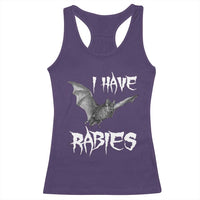 I Have Rabies Bat Racerback Tank Top Funny Meme Quotes - Wonder Print Shop