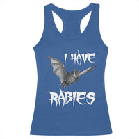 I Have Rabies Bat Racerback Tank Top Funny Meme Quotes - Wonder Print Shop