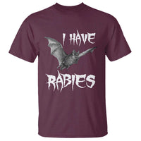 I Have Rabies Bat T Shirt Funny Meme Quotes - Wonder Print Shop