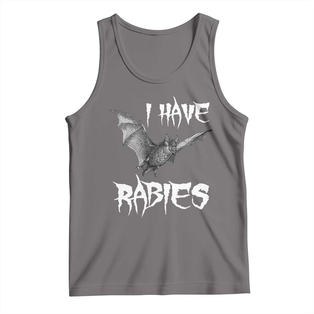 I Have Rabies Bat Tank Top Funny Meme Quotes - Wonder Print Shop
