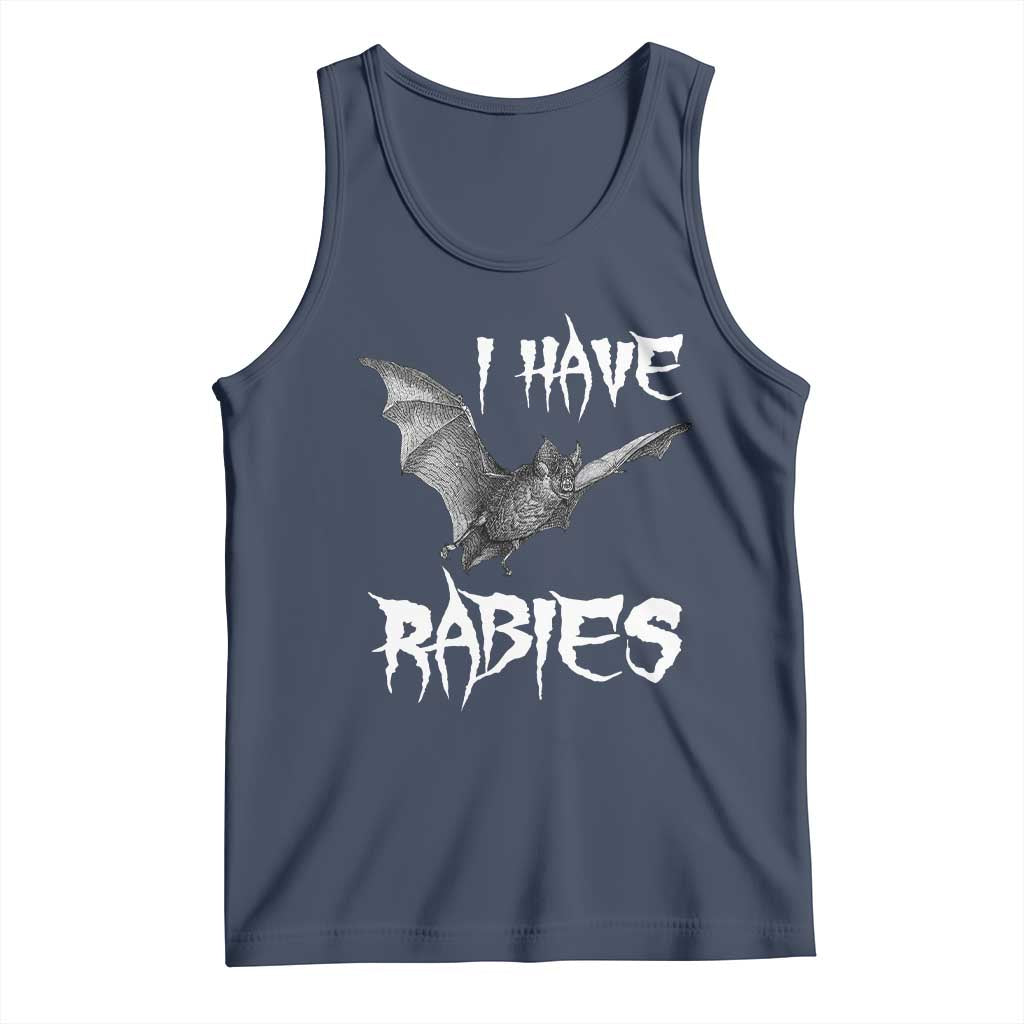 I Have Rabies Bat Tank Top Funny Meme Quotes - Wonder Print Shop