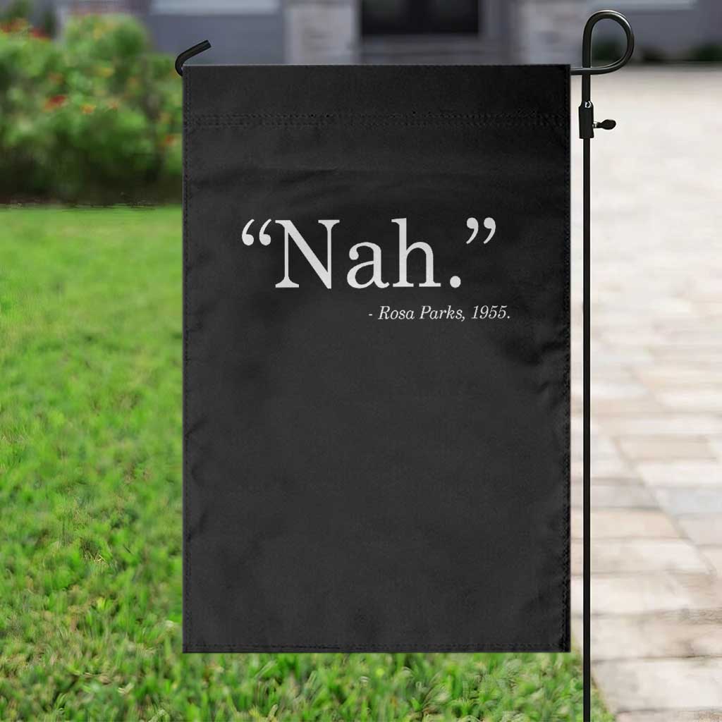 Rosa Parks Quote Garden Flag Nah 1955 Black Movement Protest