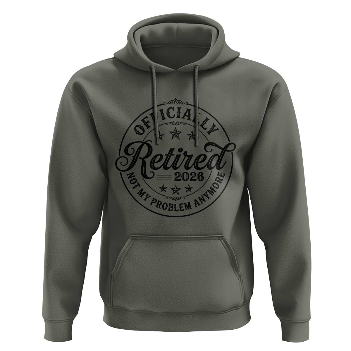 Retirement 2026 Hoodie Funny Officially Retired Not My Problem Anymore - Wonder Print Shop