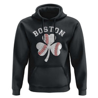 Funny Boston St Patricks Day Baseball Shamrock Hoodie
