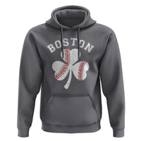 Funny Boston St Patricks Day Baseball Shamrock Hoodie