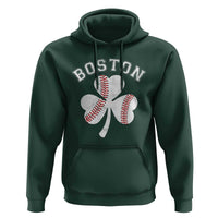 Funny Boston St Patricks Day Baseball Shamrock Hoodie