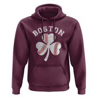 Funny Boston St Patricks Day Baseball Shamrock Hoodie