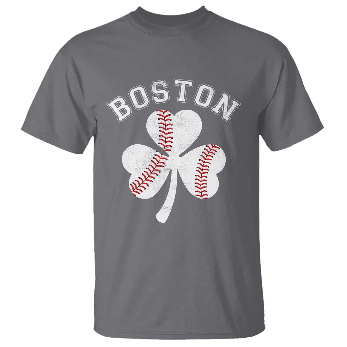 Funny Boston St Patricks Day Baseball Shamrock T Shirt