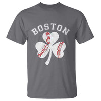 Funny Boston St Patricks Day Baseball Shamrock T Shirt