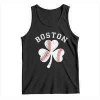 Funny Boston St Patricks Day Baseball Shamrock Tank Top
