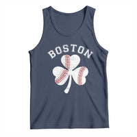 Funny Boston St Patricks Day Baseball Shamrock Tank Top