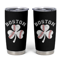 Funny Boston St Patricks Day Baseball Shamrock Tumbler Cup
